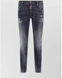 DSquared² - Denim Trousers Distressed Belt Loops - Lyst