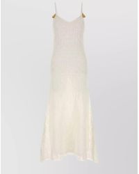 Bottega Veneta - Lace Midi Dress - Lyst