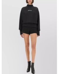Jean Paul Gaultier - Cropped Organic Cotton Sweatshirt - Lyst
