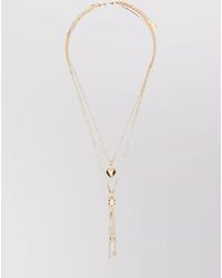 Chloé - Brass Multi-Chain Necklace - Lyst