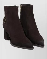 Santoni - Suede Elly 65 Ankle Boots - Lyst
