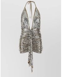 DSquared² - Wool Mini Dress - Lyst