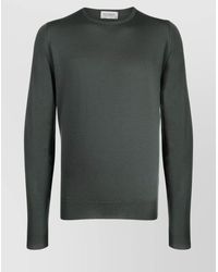 John Smedley - Merino Wool Ribbed Regular-Fit Crew-Neck Sweater - Lyst