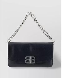 Balenciaga - Bb Soft Flap Medium Lambskin Quilted Shoulder Bag - Lyst