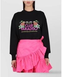 MSGM - Cotton Logo Sweatshirt - Lyst
