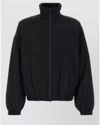 Fear Of God - Nylon Bomber Jacket Elasticated Cuffs Hem Collar - Lyst