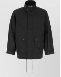 Nanamica - Nylon Windbreaker Coat Drawstring Hem Pockets - Lyst