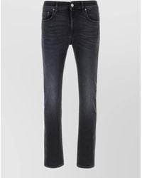 PT Torino - Stretch Denim Jeans Mid Rise Slim - Lyst