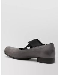 Uma Wang - Leather Ballerina Shoes Square Toe Design - Lyst