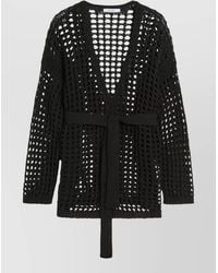Max Mara - Knitwear Cardigan Belted Waist Open Front - Lyst