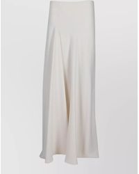 P.A.R.O.S.H. - High Waist Flared Midi Skirt - Lyst