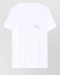 Givenchy - Cotton Logo Print Crewneck Short Sleeve T-Shirt - Lyst