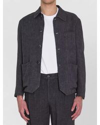 Barena - Visal Simodo Linen Viscose Overshirt Jacket - Lyst