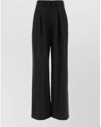 PT Torino - Twill Wide Leg Frankie Trousers Belt Loops - Lyst