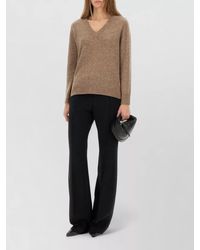 Aspesi - Wool Blend Sweater V Neckline - Lyst