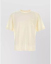 Visvim - Short Sleeve Wool T-Shirt Chest Pocket - Lyst
