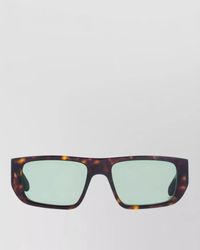 Facehide - Rectangular Sunglasses Lenses Tortoiseshell Frame Design - Lyst