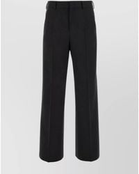 Valentino Garavani - Virgin Wool Wide-Leg Trousers - Lyst