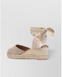 Castañer - Raffia Wedge Espadrilles - Lyst