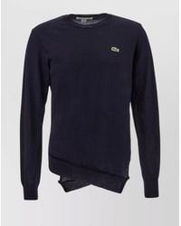 Comme des Garçons - Ribbed Asymmetric Cotton Sweater - Lyst