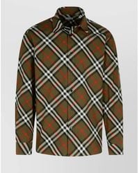 Burberry - Iconic Check Cotton Shirt - Lyst