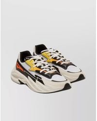 Balmain - Chunky Sole Mesh Panel Sneakers - Lyst