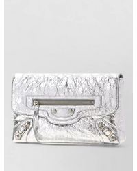 Balenciaga - Le City Leather Clutch Bag - Lyst