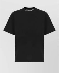 Palm Angels - Cotton Crew Neck Short Sleeves T-Shirt - Lyst