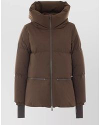 Herno - Short Hooded Down Parka Coat - Lyst