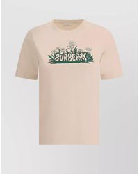Burberry - Cotton Regular-Fit Logo-Print T-Shirt - Lyst