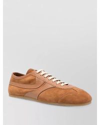 Dries Van Noten - Suede Low-Top Lace-Up Sneakers - Lyst