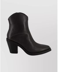 Ash - Contemporary Short Leather Ankle Boots - Lyst