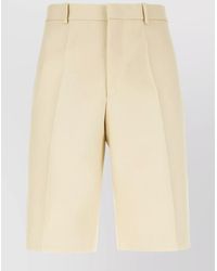 Jil Sander - Wool Tailored Bermuda Shorts - Lyst