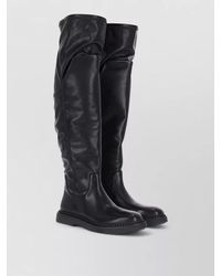 Ash - Over The Knee Flat Sole Round Toe Boots - Lyst