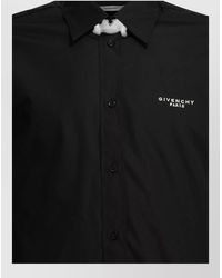 Givenchy - Embroidered Cotton Poplin Shirt - Lyst