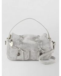 Acne Studios - Multipocket Leather Micro Crossbody Shoulder Bag - Lyst