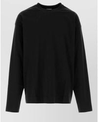 Dries Van Noten - Cotton Oversized Long-Sleeve Hegland T-Shirt - Lyst
