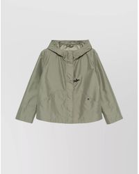 Fay - Short Puffer Parka Jacket - Lyst