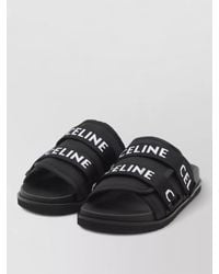 Celine - Jacquard Logo Strappy Sandals - Lyst