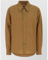Lemaire - Silk Cotton Poplin Shirt - Lyst