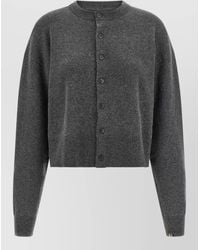 Extreme Cashmere - Cashmere Cropped Ribbed Cardigan - Lyst