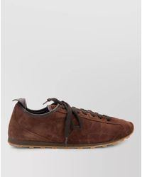 Jacquemus - Suede Leather Lace-Up Sneakers - Lyst