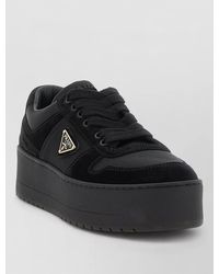 Prada - Downtown Bold Platform Sneakers - Lyst