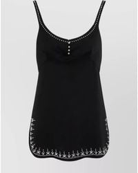 Rabanne - Studded Asymmetric Sleeveless Mini Dress - Lyst