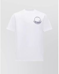Moncler - Crew Neck Graphic Print Short Sleeves - Lyst