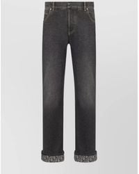 Dior - Denim Straight Trousers - Lyst