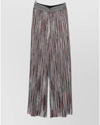 Missoni - Crystal-Embellished Striped Wide-Leg Trousers - Lyst
