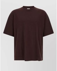 Dries Van Noten - Ribbed Crew Neck Oversized T-Shirt - Lyst