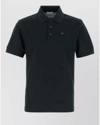 Burberry - Piquet Shirt Polo Collar Short Sleeves - Lyst