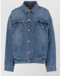 Magliano - Denim Jacket Loose Fit Long Sleeves - Lyst